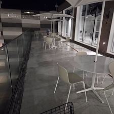 Commercial-Parking-Garage-Cleaning-and-patios-for-the-Teachers-Retirement-System-in-Austin-TX 1