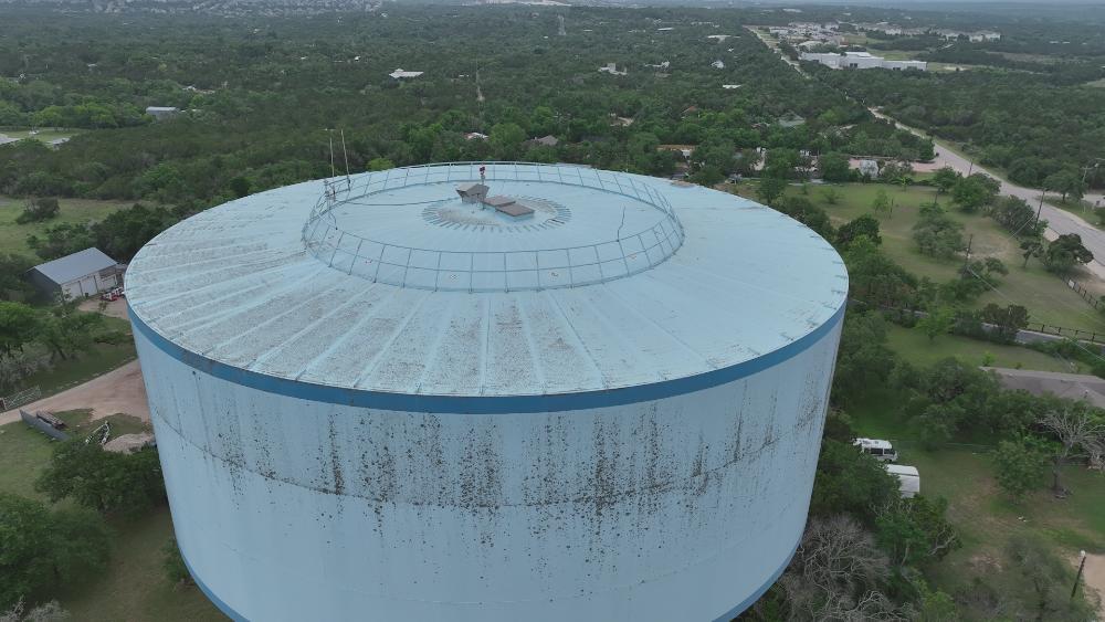 Drone Water Tower Inspection In Austin, TX