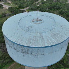 Drone Water Tower Inspection In Austin, TX 2