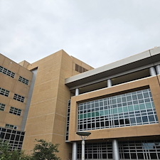 Hospital-Exterior-Cleaning-by-Drone-Galveston-TX 3